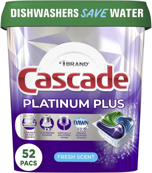 Cascade Platinum Plus Dishwasher Detergent Pods