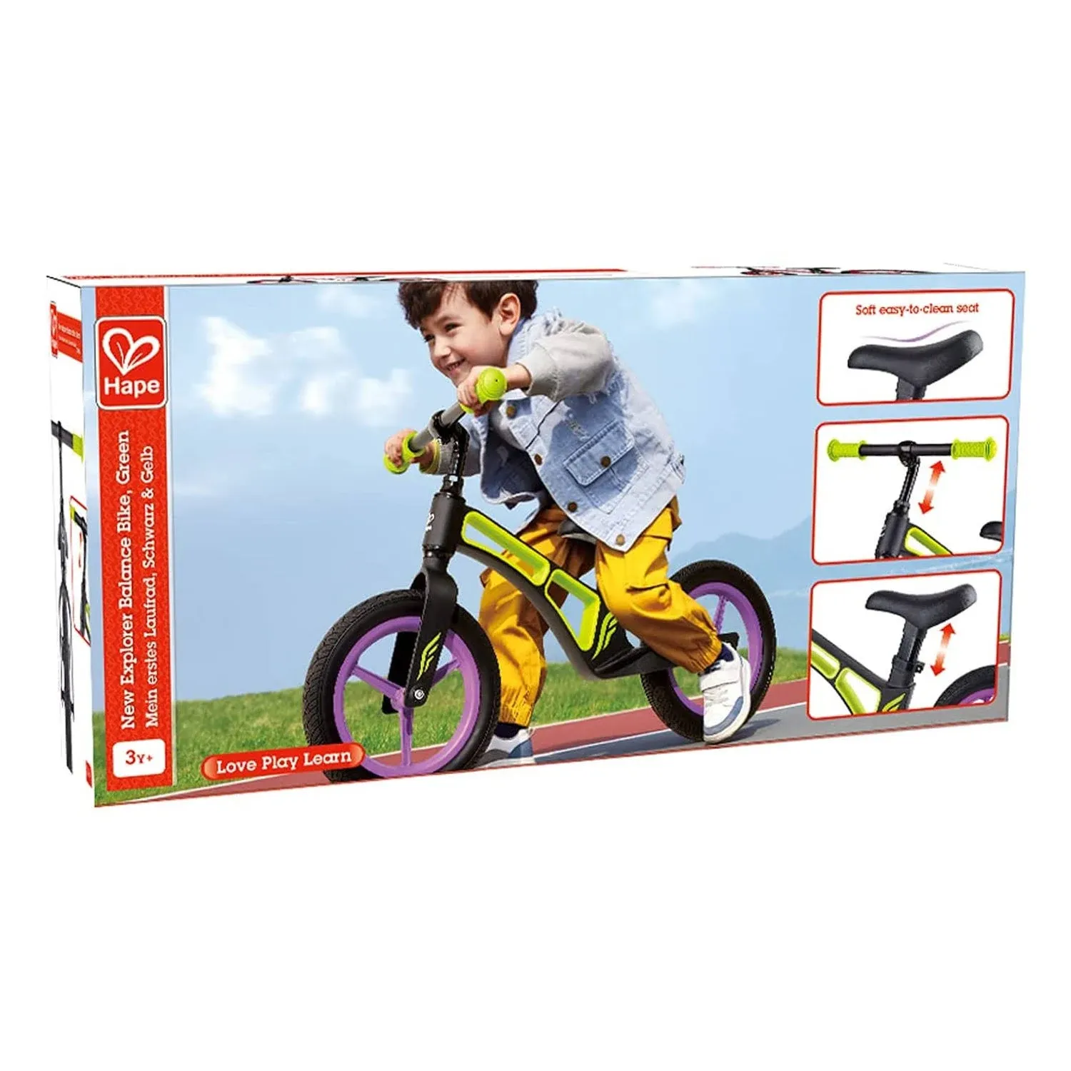 New Explorer Balance Bike Green