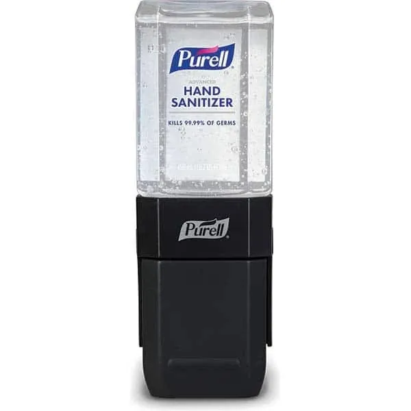 Purell , ES1 Hand Sanitizer Dispenser Starter Kit, 450 mL, Graphite, 6/Pk