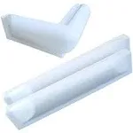 Dock Edge Bumper Corner Dock Guard (PAIR (2)), White