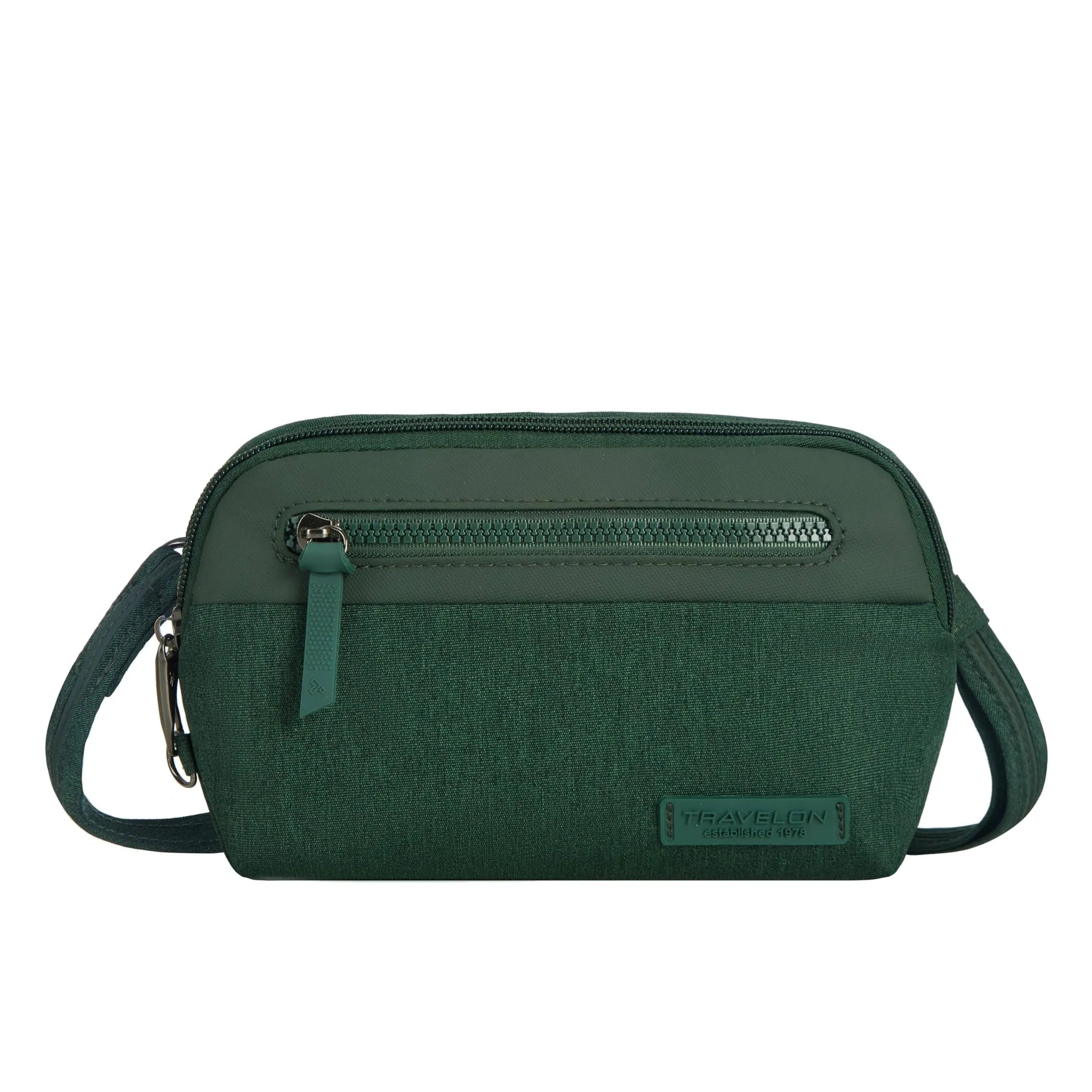 Travelon Anti-Theft Metro Convertible Small Crossbody, Forest Heather