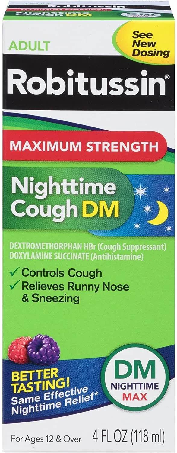 Robitussin DM Nighttime Cough Maximum Strength