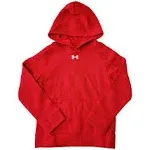 Under Armour Youth Hustle Fleece Hoodie - Red