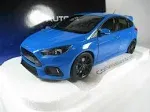 2016 Ford Focus RS Nitrous Blue Metallic 1/18 Model Car by AUTOart