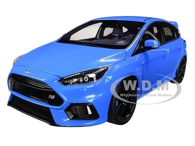 2016 FORD FOCUS RS NITROUS BLUE 1/18 MODEL CAR BY AUTOART 72953