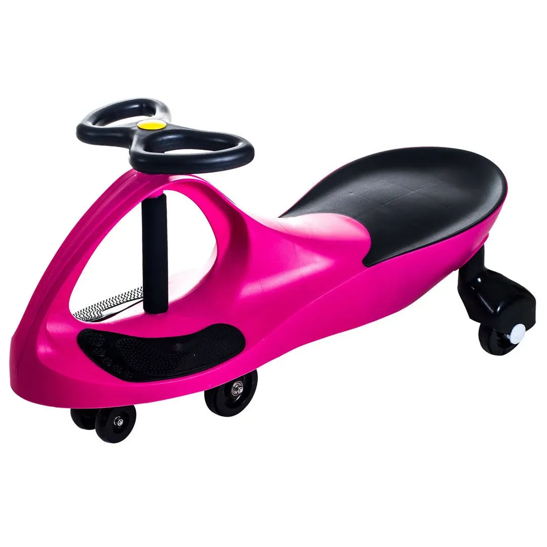 Toy Time Wiggle Car - Ride-On Toy for Kids, Pink