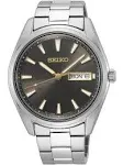 Seiko | Essentials Quartz Grey Dial Mens Watch SUR343P1 | Realry