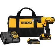 DEWALT 20V MAX Cordless Drill / Driver Kit, Compact, 1/2-Inch (DCD771C2)