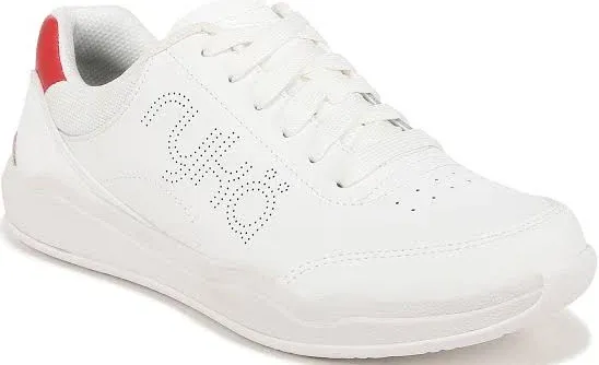 Court Side Womens Leather Lifestyle Athletic and Training Shoes