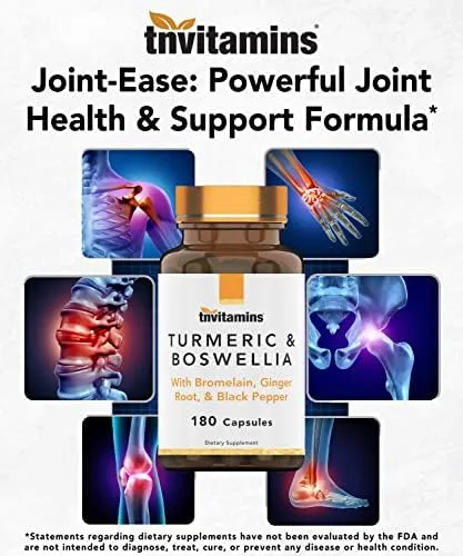 tnvitamins Turmeric & Boswellia Complex with Ginger Root