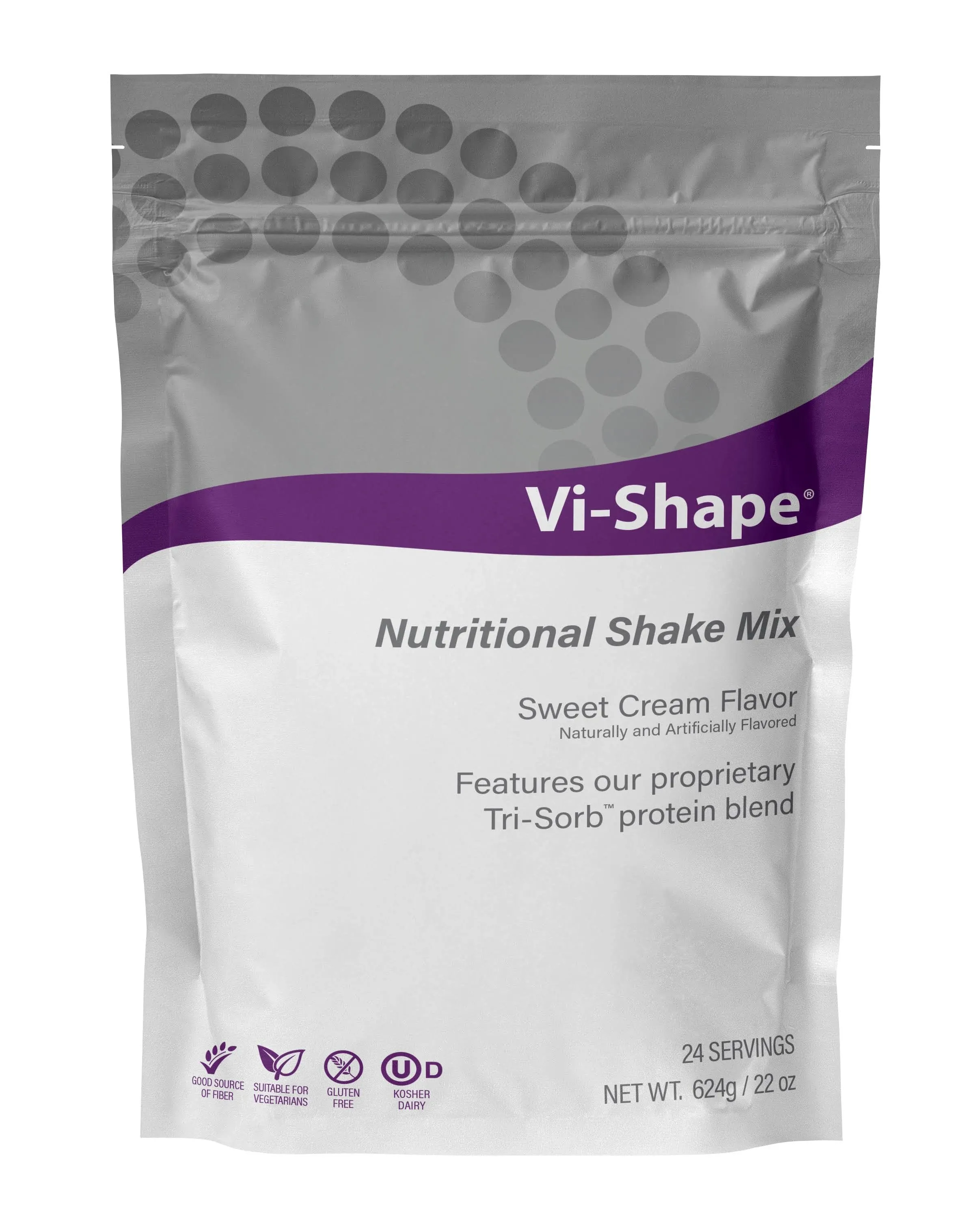 VI Shape Original Nutritional Shake Mix Sweet Cream Flavor 22oz (1 Bag, 24 Servings)