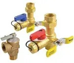 Rheem Brass Service Valves for Tankless Water Heaters