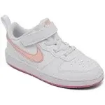 Nike Toddler Court Borough Low Recraft Shoes, Size 9, Orange/Pink