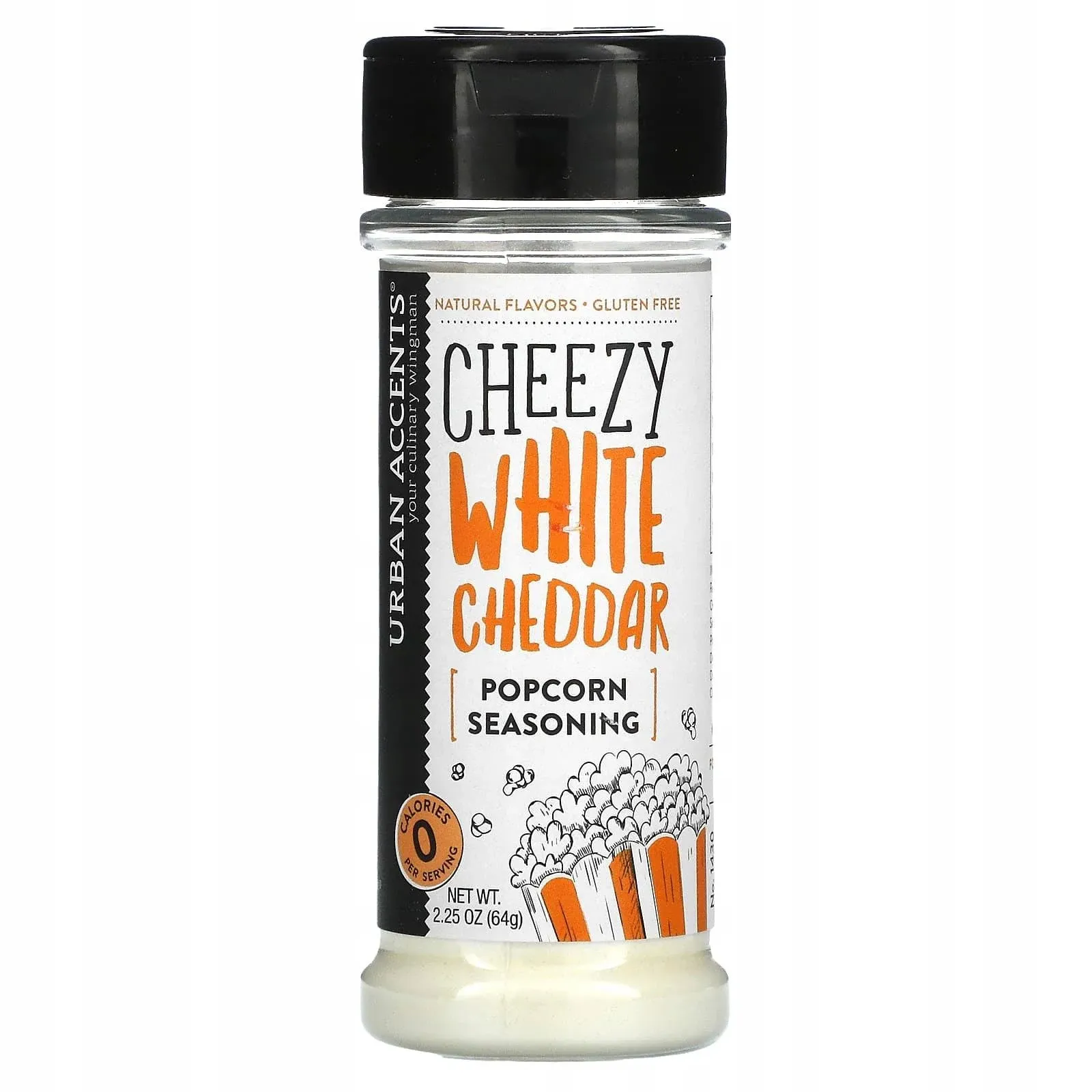 Urban Accents White Cheddar Popcorn Seasoning - 2.25 Oz canister