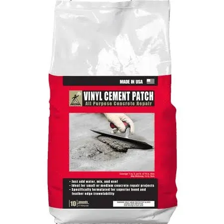 Akona Vinyl Cement Patch - Repair and Patch Concrete Surfaces, Fast-Drying, Ready-to-Use (25 Pound, 1)