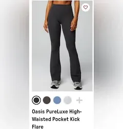 Fabletics Oasis PureLuxe High-Waisted Pocket Kick Flare