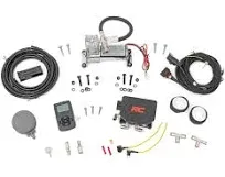 Rough Country Air Bag Compressor Kit Onboard With Controller Wireless