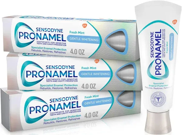 Sensodyne Pronamel Gentle Teeth Whitening Enamel Toothpaste for Sensitive Teeth,