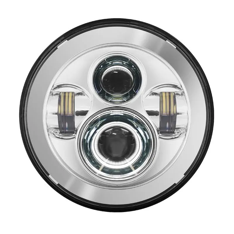 HogWorkz Chrome 7 in. LED Headlight Kit - HW195001