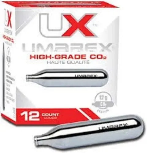 Umarex High-Grade CO2 Cartridges for Pellet Guns, BB Guns and Airsoft Guns