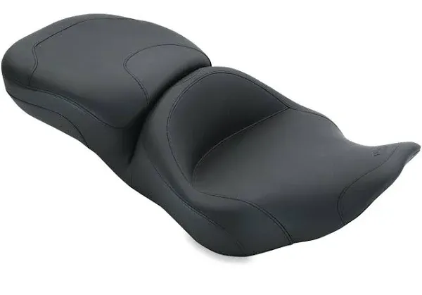 Mustang 97-07 Harley Rd King, 06-07 Str Glide, 00-05 Eagle Touring 1PC Seat - Black - 76973