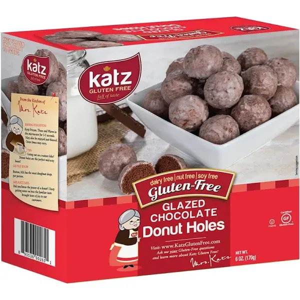 Katz Gluten Free Chocolate Glazed Donut Holes