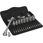 Wera - 8100 Sa 11 Zyklop Metal Ratchet Set Imperial 1/4 (5004021001)