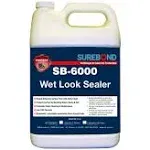 SEK Surebond SB-6000 G Wet Look Sealer Water-Based, Water-Based Polymer Blend Resin, Darkening