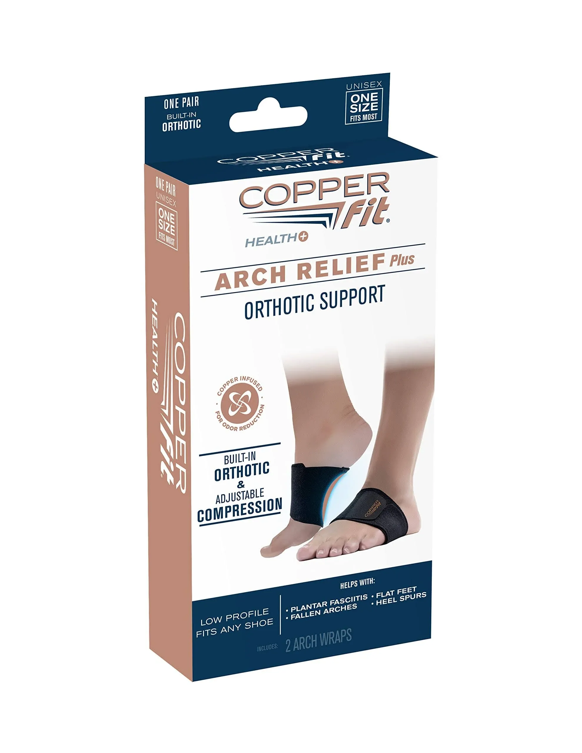 Copper Fit Arch Relief Compression Bands &amp; Support