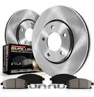 KOE2149 Powerstop 2-Wheel Set Brake Disc and Pad Kits Front for Grand Cherokee