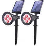 Clordeal 4-LED Solar Spotlight LED Landscape Lights