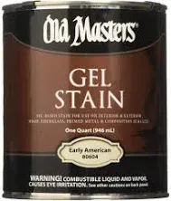 Gel Stain, Oil-Based, Spanish Oak, 1-Pt.