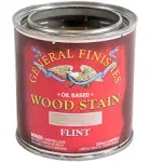 1/2 Pt General Finishes FLHP Flint Wood Stain Oil‐Based Penetrating Stain | Interior Wood Finishes, Conditioners & Stains, Interior Wood Stains, Oil-Based Stains | Paint Supply