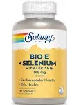 Solaray Bio E with Selenium, 400iu, Softgels - 120 count