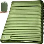 Double Sleeping Pad for Camping, 5&#034;Ultra-Thick Queen Camping Mattress 2 Person 