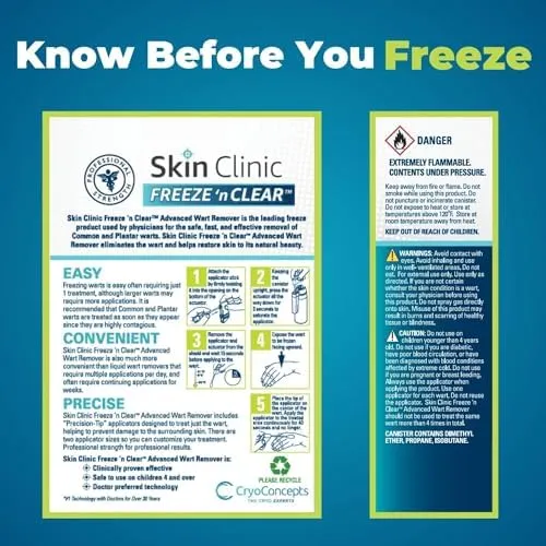 Skin Clinic Freeze ‘N Clear Advanced Wart Remover