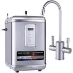 Ready Hot 41-RH-300-F560-BN Digital Hot Water Dispenser 1300W with Brushed Nickel 2 Handle Faucet