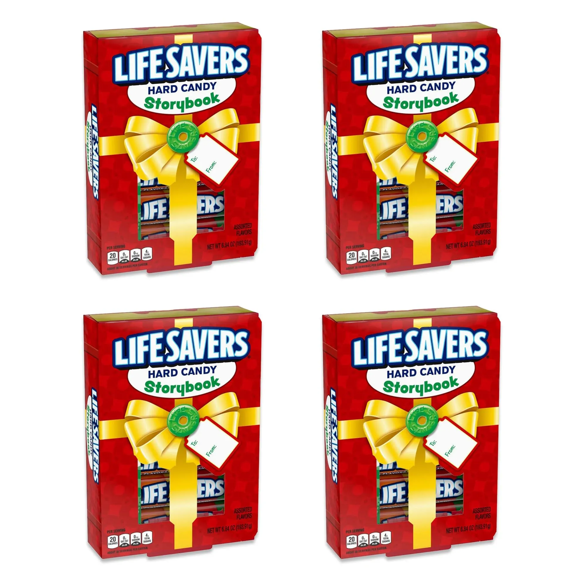 Lifesavers Christmas Candy Book 4 Pack of Lifesavers Hard Candy Lifesaver ...