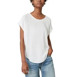 SHORT SLEEVE SANDWASH DOLMAN TEE