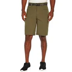 Orvis Shorts Mens Size 36 Green Olive Night Cargo Bottoms With Belt Utility