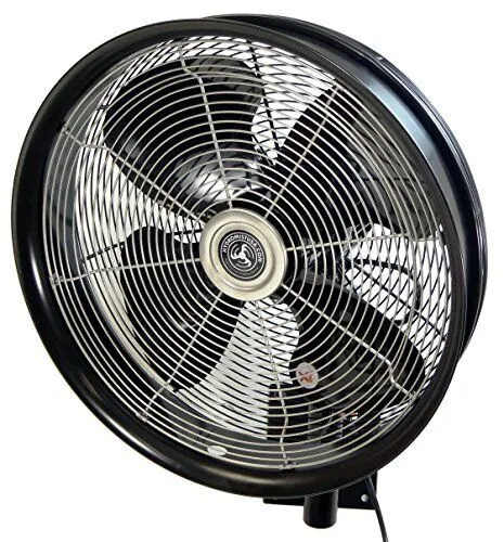 HydroMist F10-14-011 Shrouded Outdoor Wall Mount Oscillating Fan