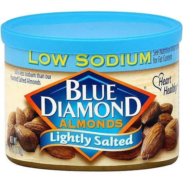 Blue Diamond Smokehouse Almonds - 6 oz tins, Pack Of 12