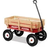 Radio Flyer 36&#034; All-Terrain Steel &amp; Wood Wagon