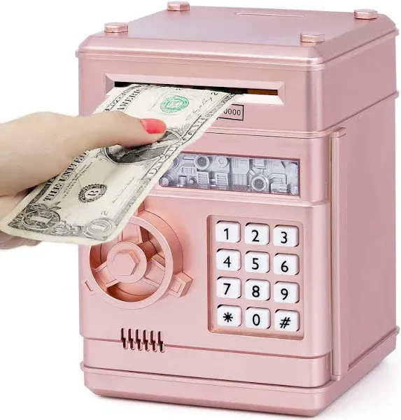 Piggy Bank Cash Coin Can Atm Bank Electronic Coin Money Bank For Kidshot Gift