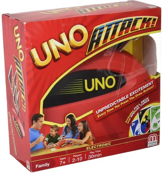 Uno Attack Card Game for Family Night