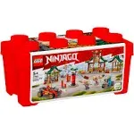 LEGO 71787 NINJAGO Creative Ninja Brick Box Set with Toy Storage, Bricks to Build Dojo, Ninja Car, Motorbike, 6 Minifigures and More, Toys for Kids, Boys and Girls 5 Plus, Multicolor