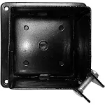 Pylex 13062 Fix Base 44 Post Anchor Bracket, Black