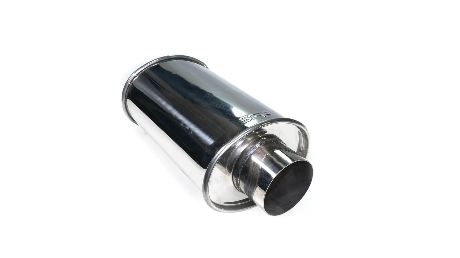 Squirrelly SilentMAX Stainless Steel Mini Muffler Resonator 2.5" Inlet/Outlet