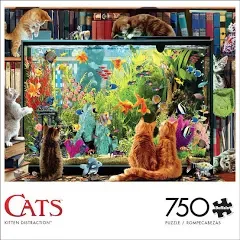 Buffalo Games 750-Piece Cats Kitten Distraction Jigsaw Puzzle