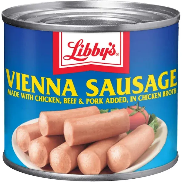 Libby's Vienna Sausage in Chicken Broth, Canned Sausage, 4.6 OZ (Pack of 24)